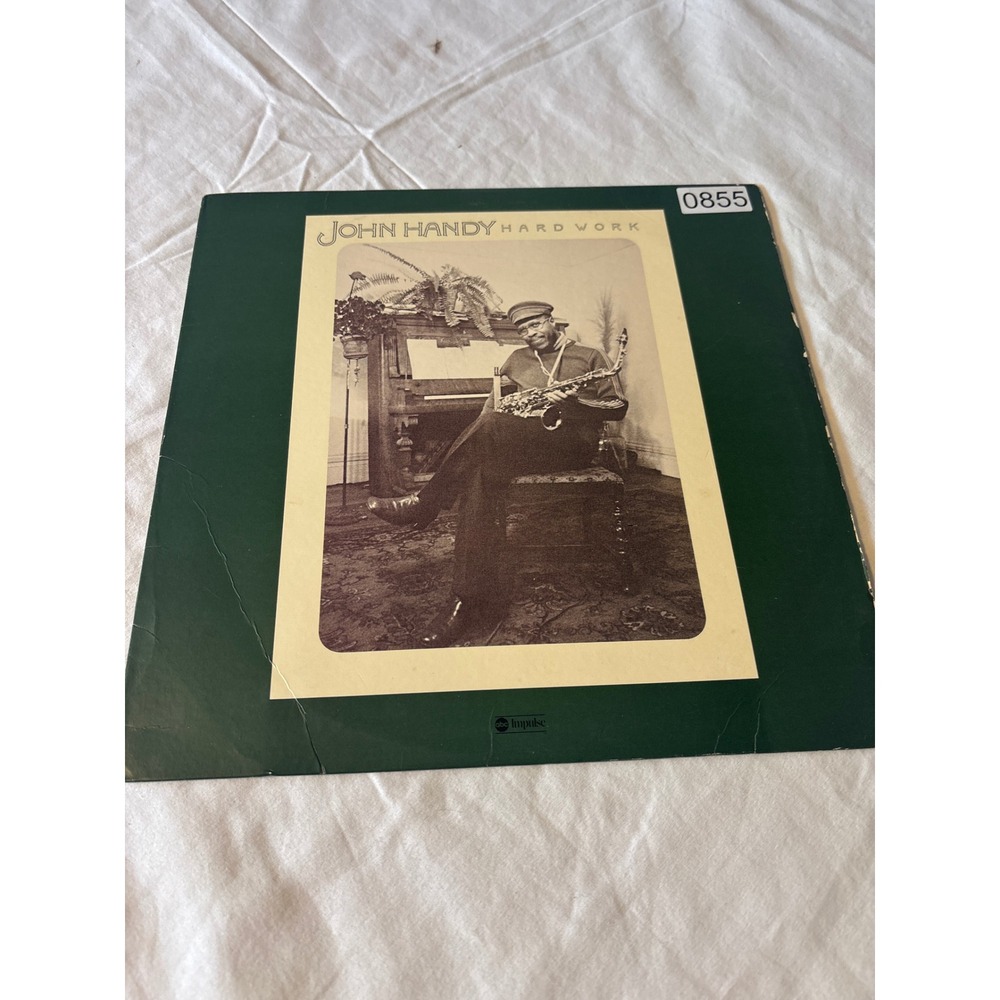 John Handy Hard Work Vinyl LP 12" Jazz 1976 ABC Impulse ASD-9314 Good Condition